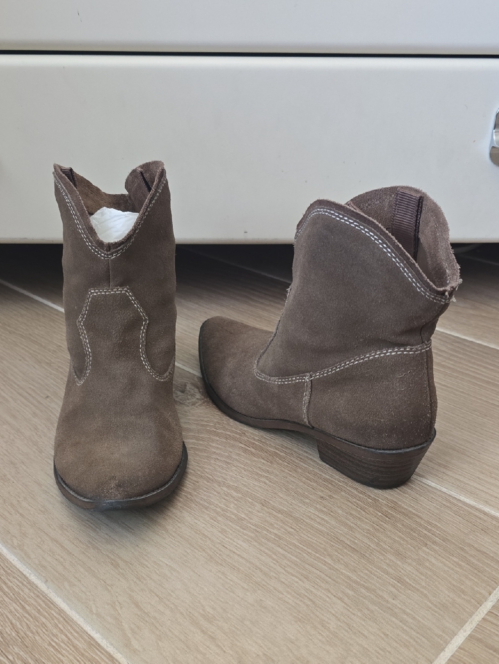 Suede Ankle Booties
